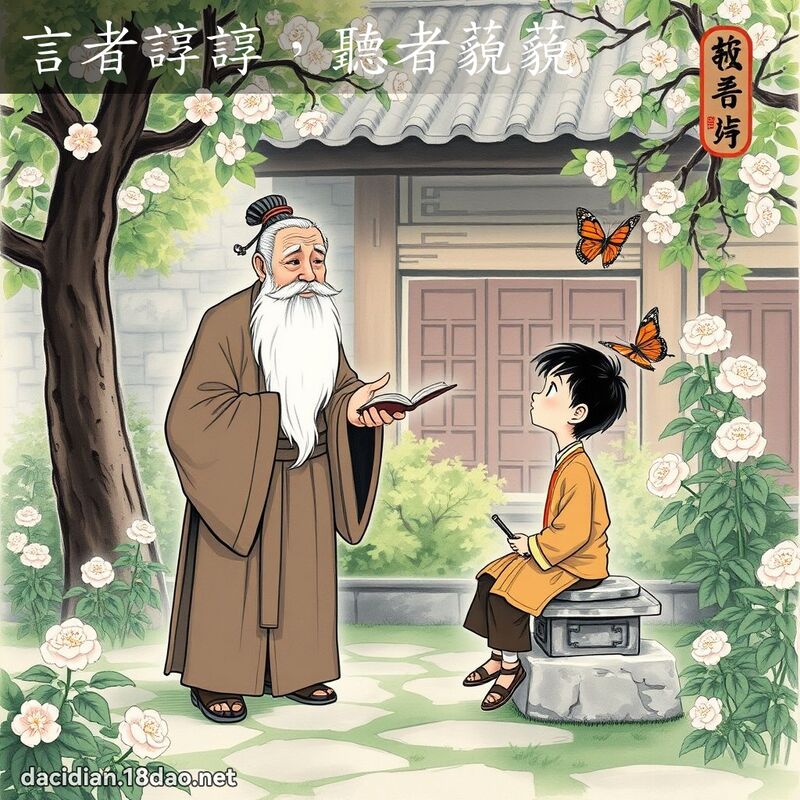 言者谆谆,听者藐藐 配图