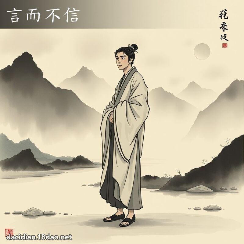 言而不信 配图