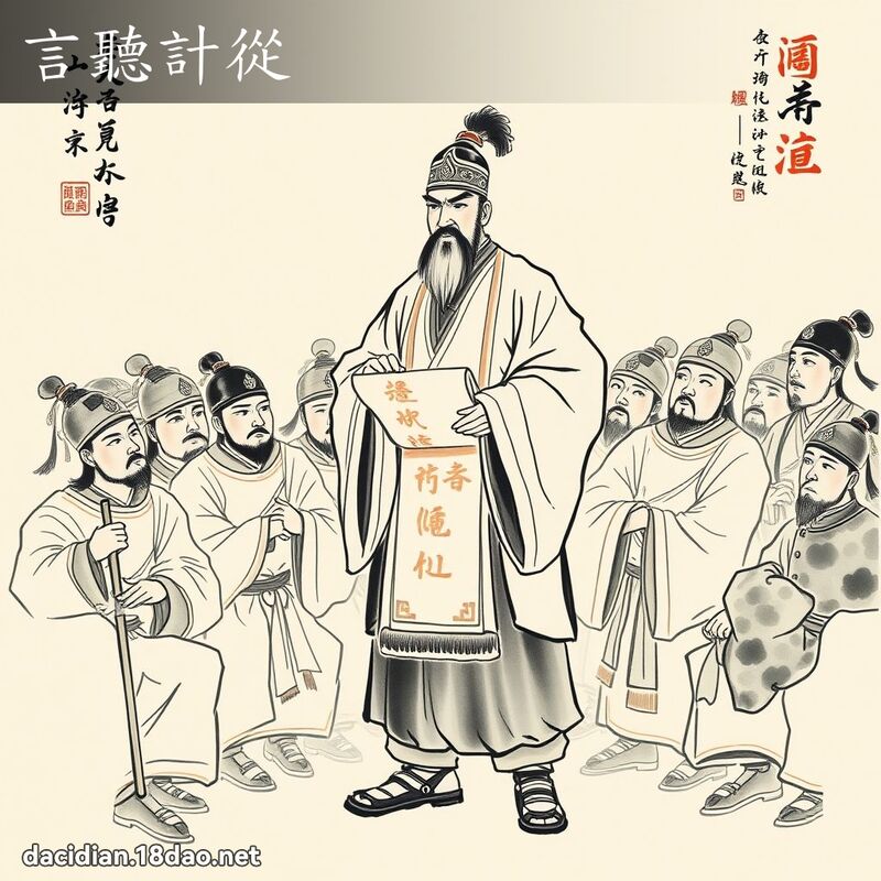 言听计从 配图