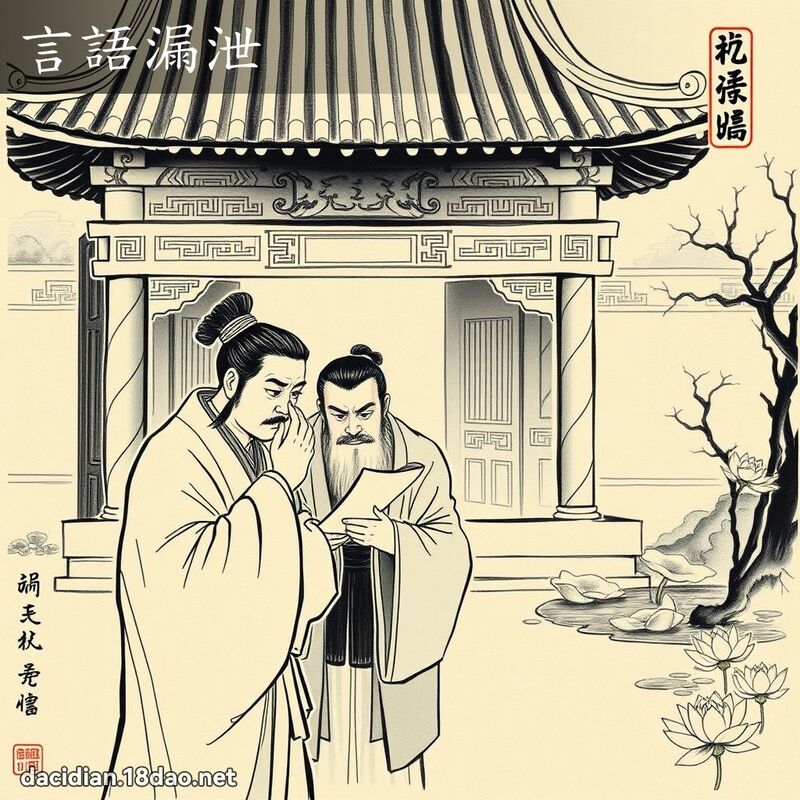 言语漏泄 配图