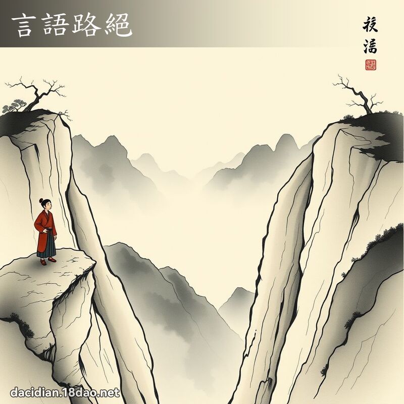 言语路绝 配图