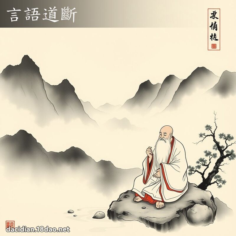 言语道断 配图
