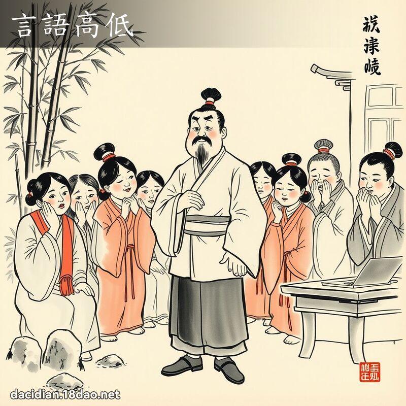 言语高低 配图