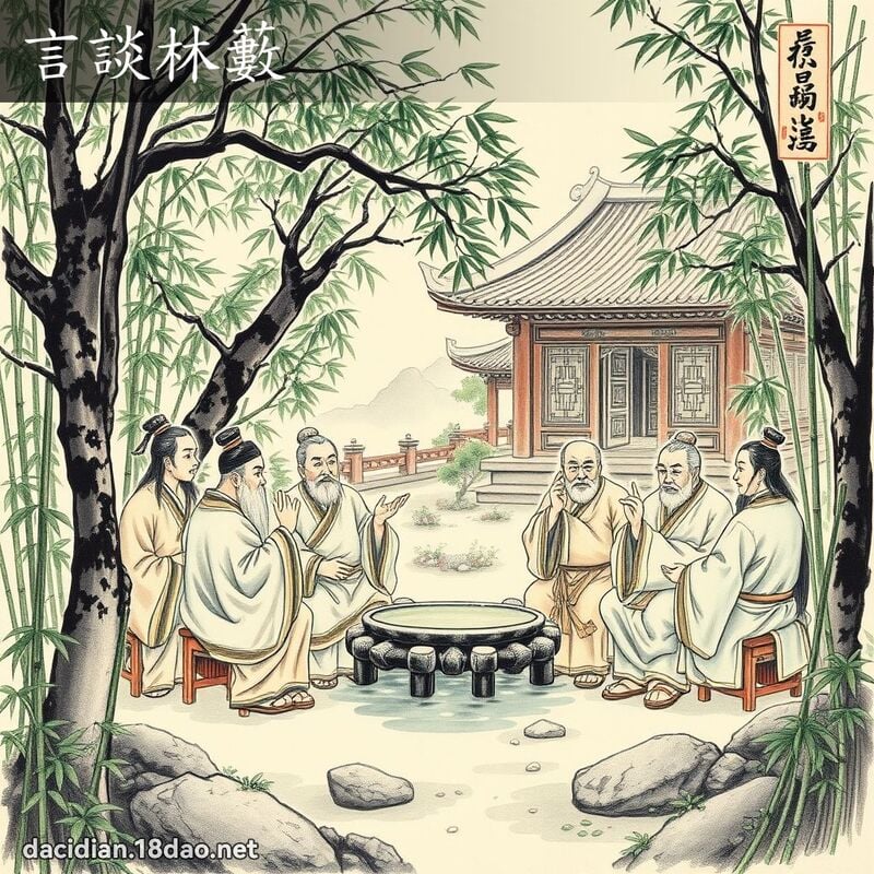 言谈林藪 配图