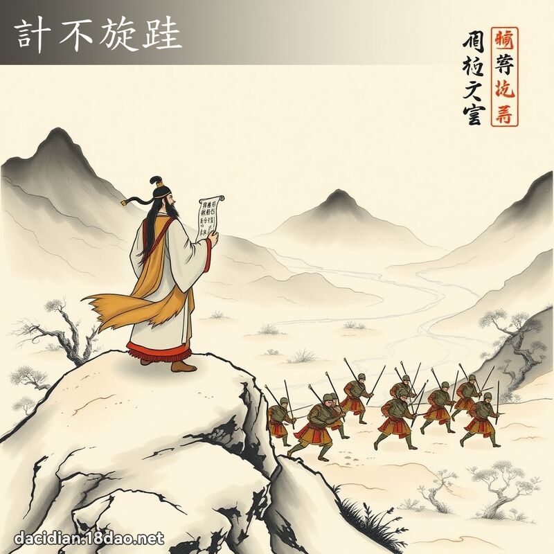 计不旋跬 配图