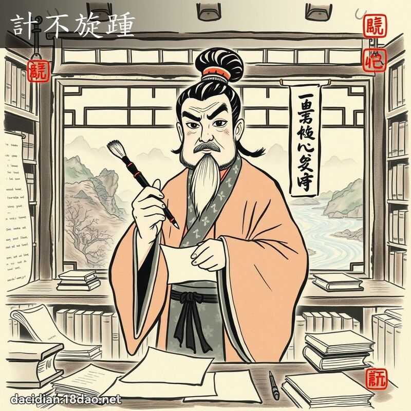 计不旋踵 配图