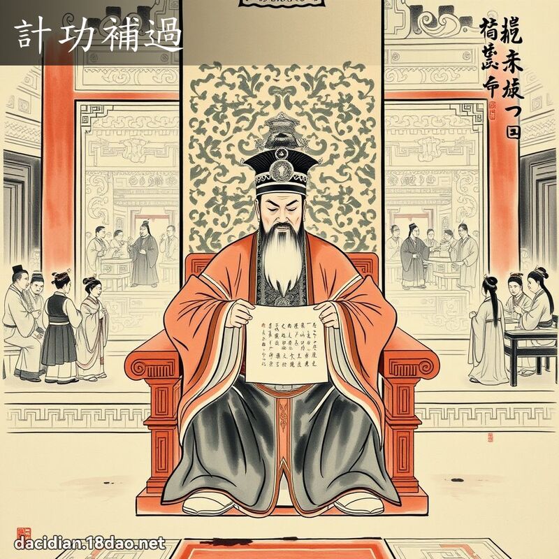 计功补过 配图