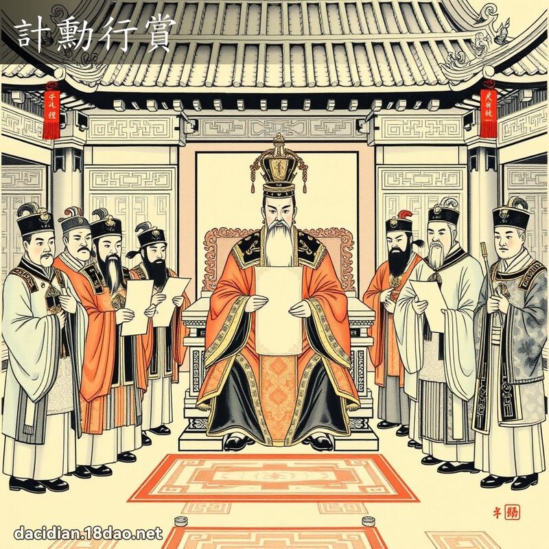 计勋行赏 配图