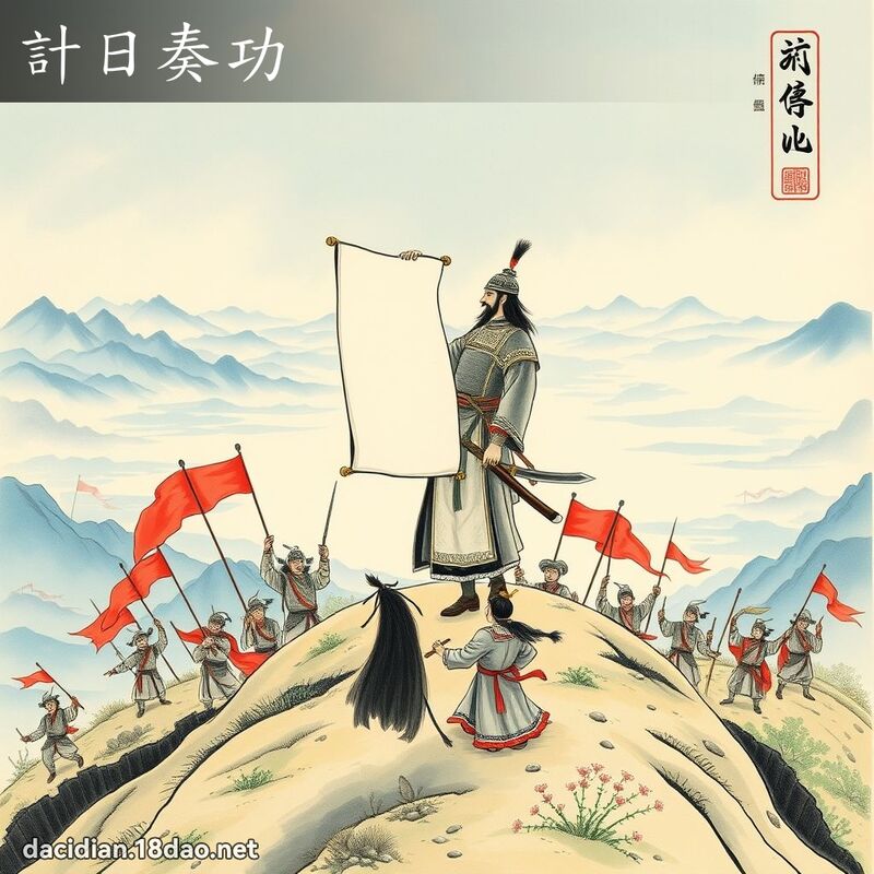 计日奏功 配图