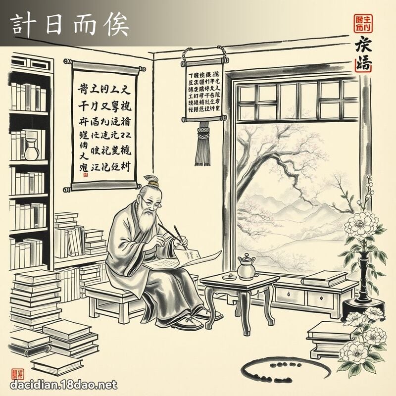 计日而俟 配图