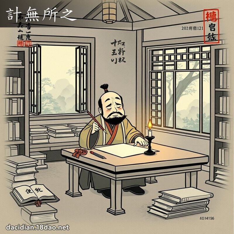 计无所之 配图