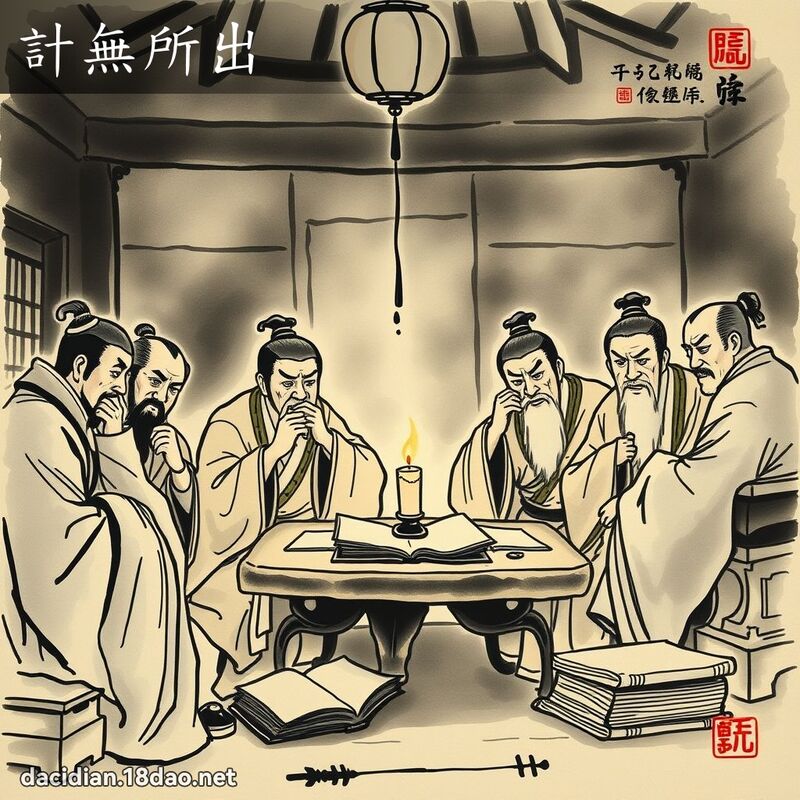 计无所出 配图