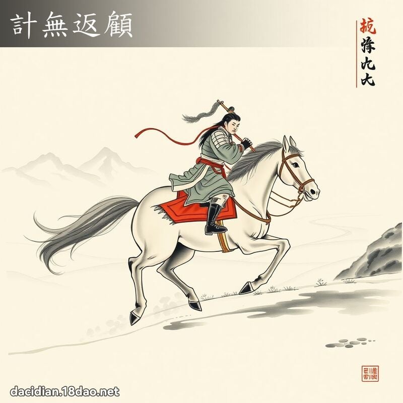 计无返顾 配图