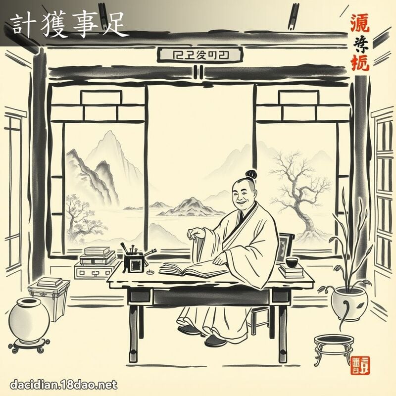 计获事足 配图