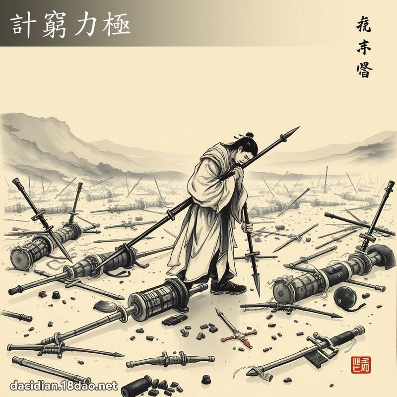 计穷力极 配图