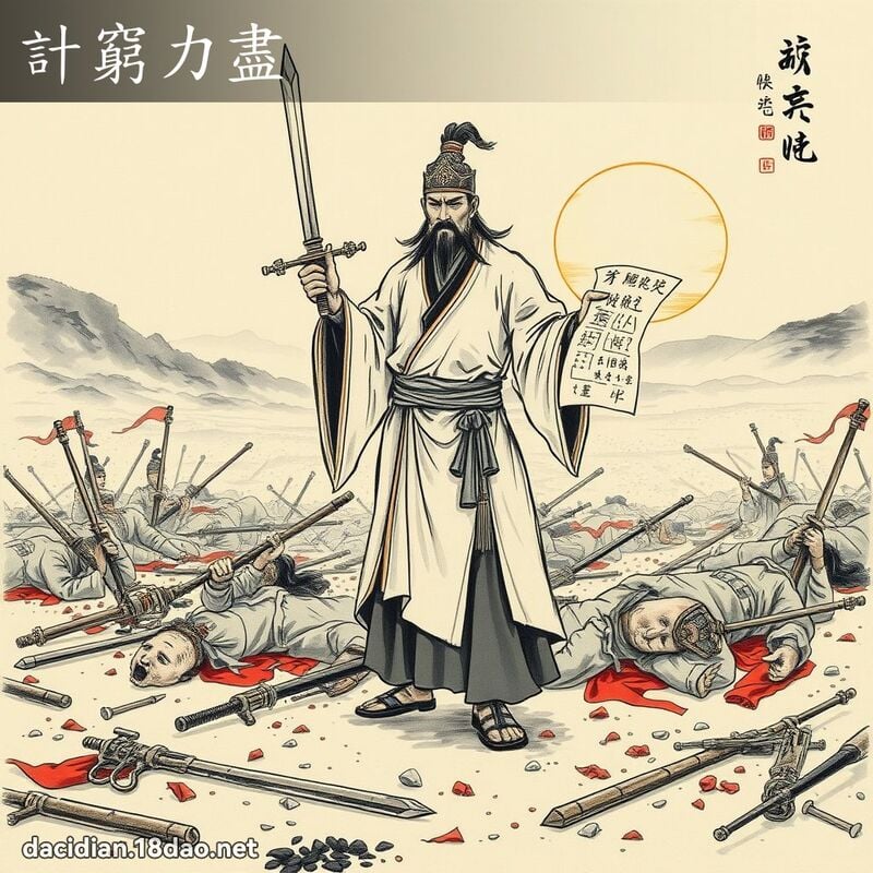 计穷力尽 配图
