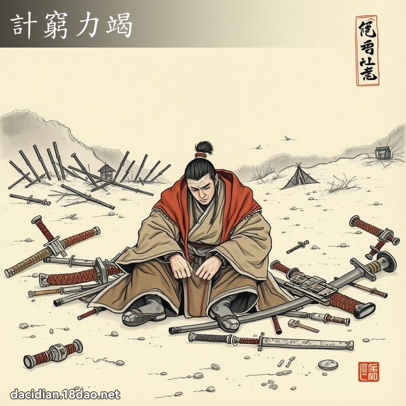 计穷力竭 配图