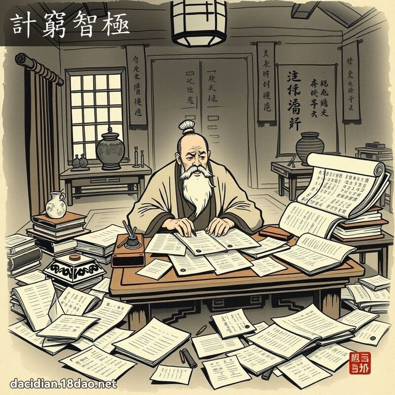 计穷智极 配图