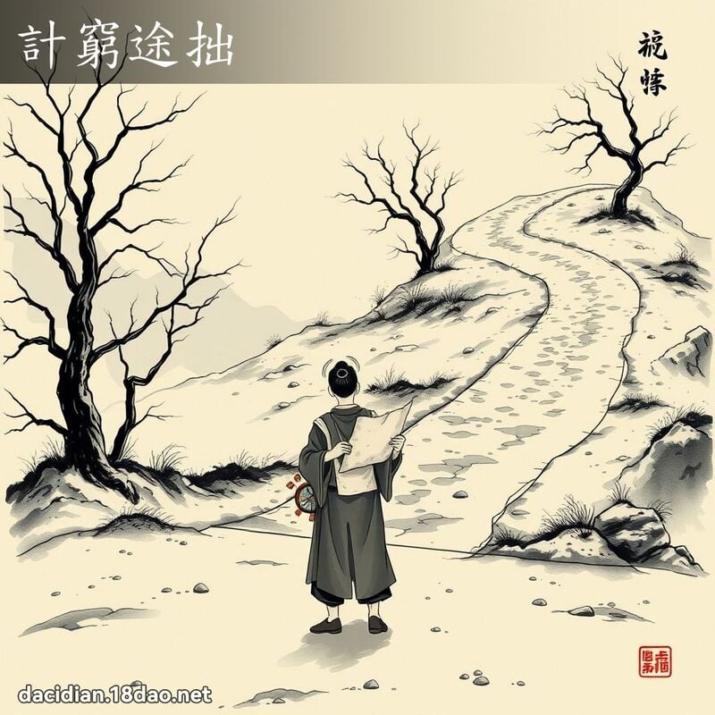 计穷途拙 配图