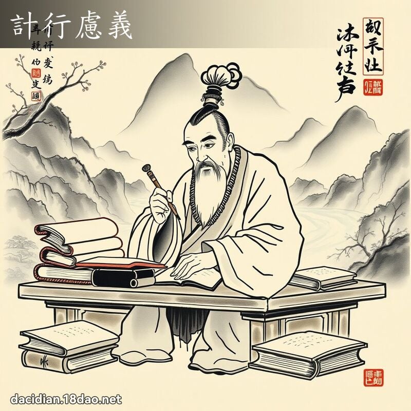 计行虑义 配图