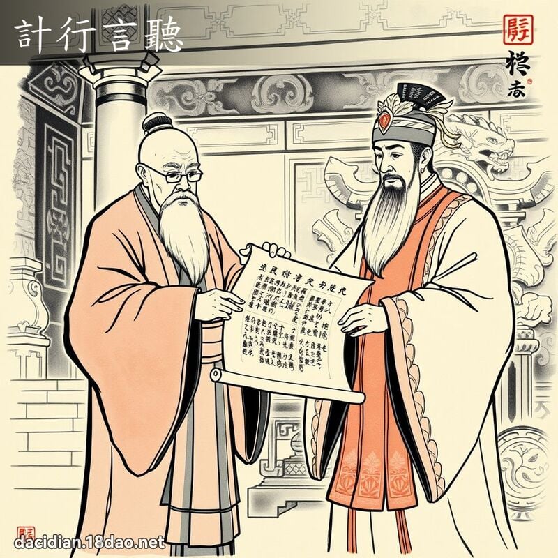 计行言听 配图