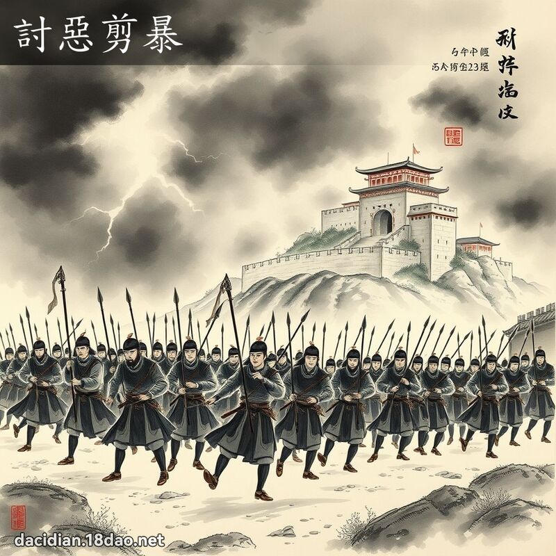 討恶剪暴 配图