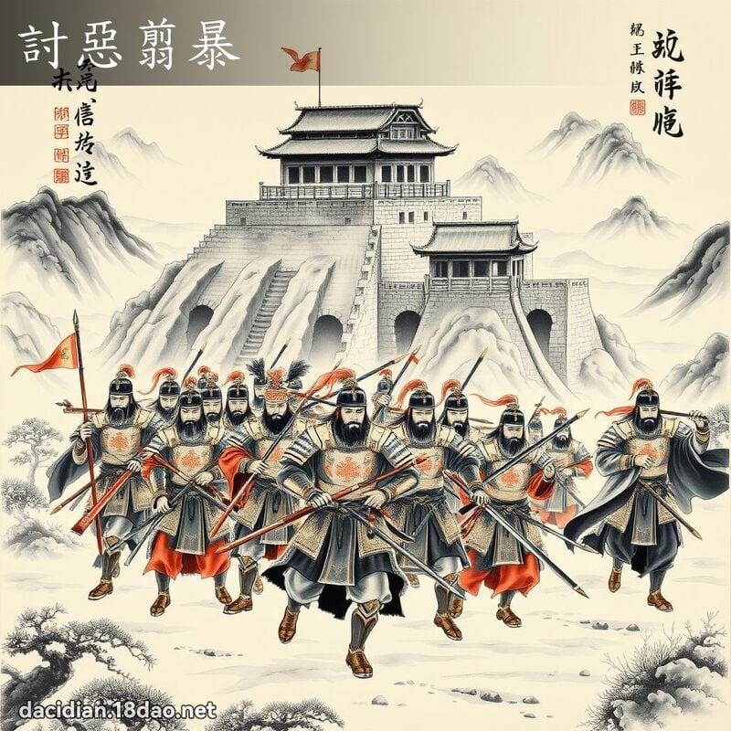 討恶翦暴 配图