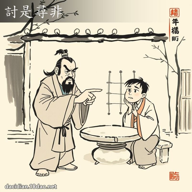 討是寻非 配图