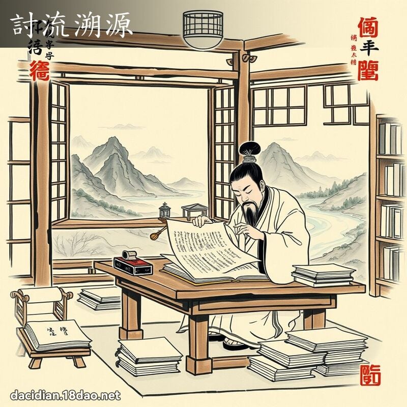 討流溯源 配图