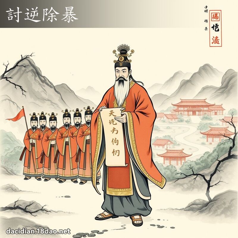 討逆除暴 配图