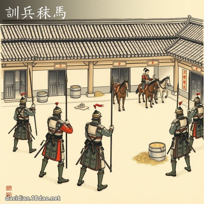 训兵秣马 配图