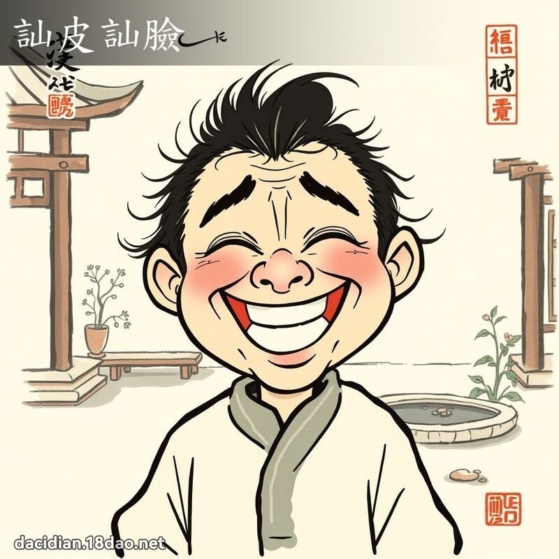 訕皮訕脸 配图