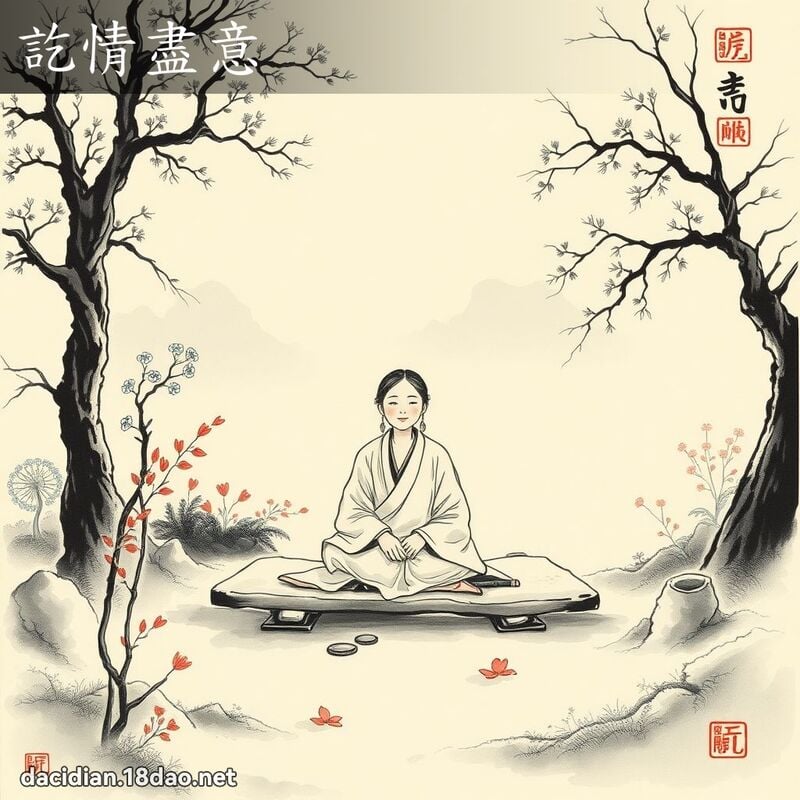 讫情尽意 配图