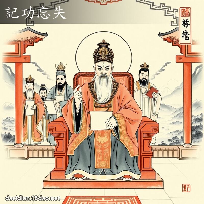记功忘失 配图