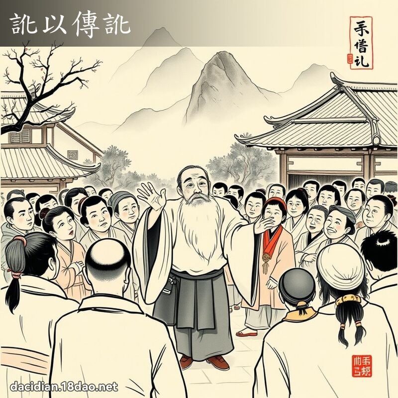 讹以传讹 配图