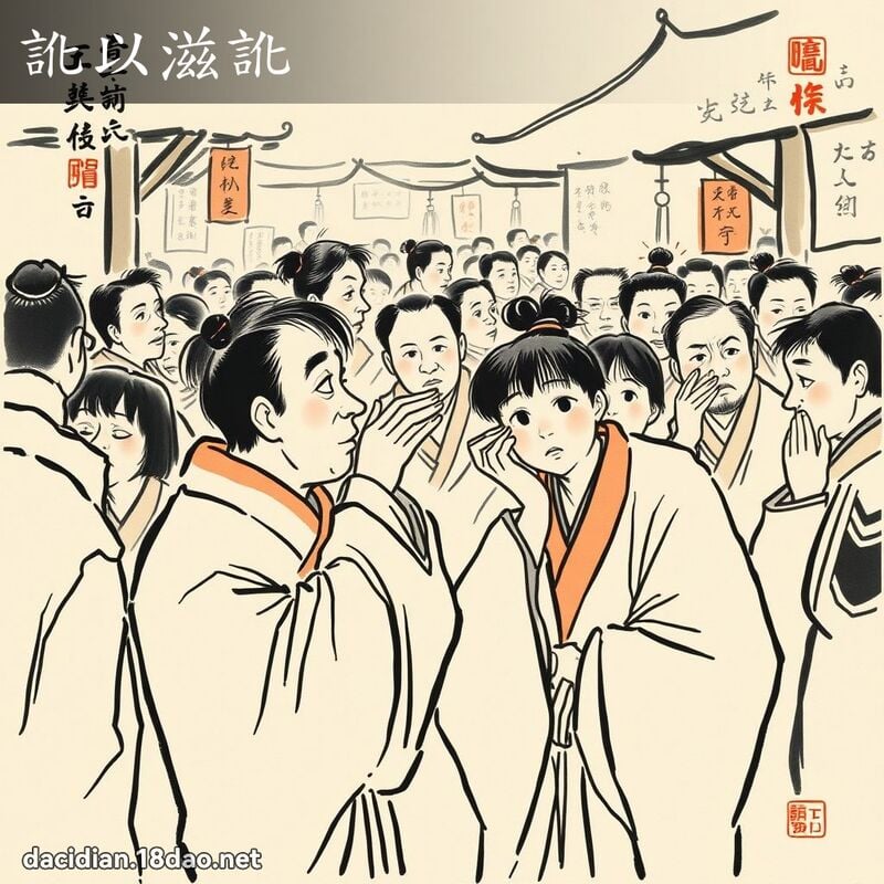 讹以滋讹 配图