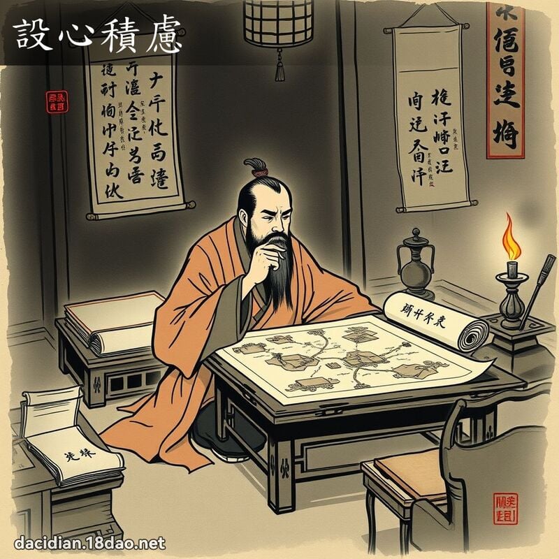 设心积虑 配图