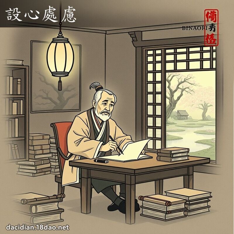 设心处虑 配图