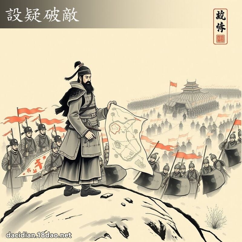 设疑破敌 配图
