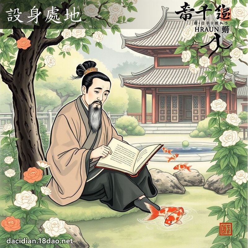 设身处地 配图