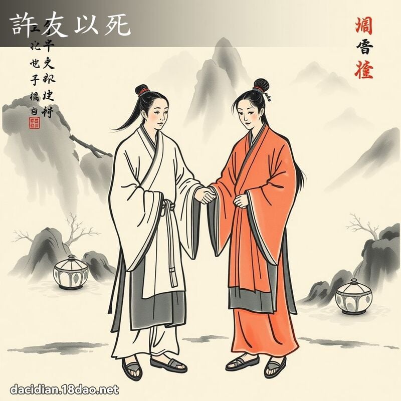 许友以死 配图