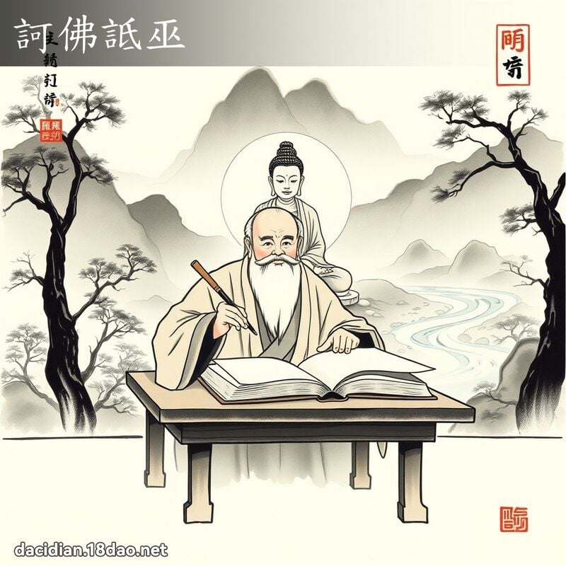 訶佛诋巫 配图
