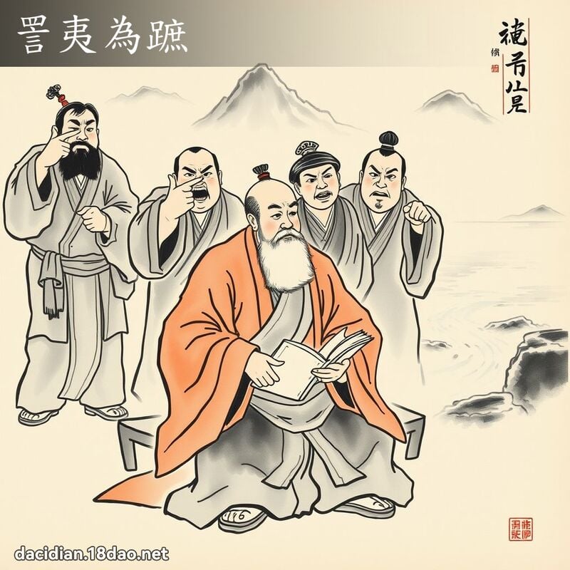 詈夷为蹠 配图