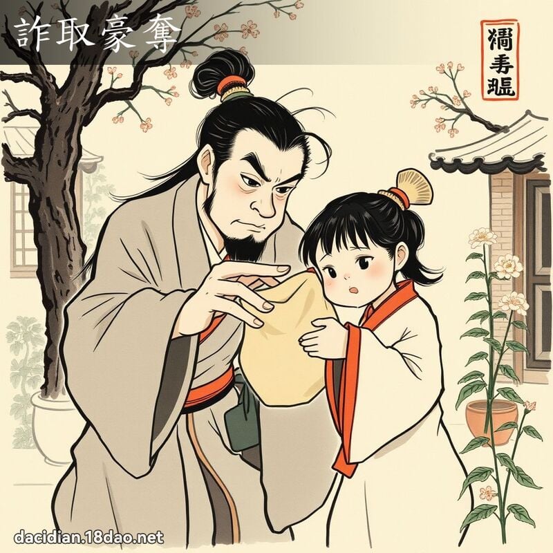 诈取豪夺 配图