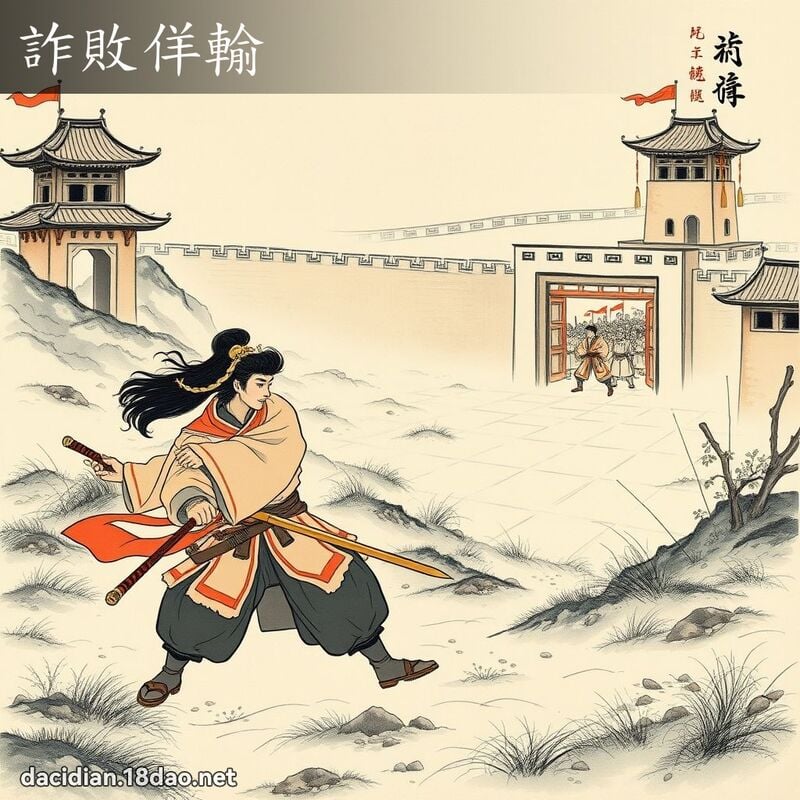 诈败佯输 配图