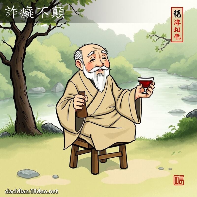 诈痴不颠 配图