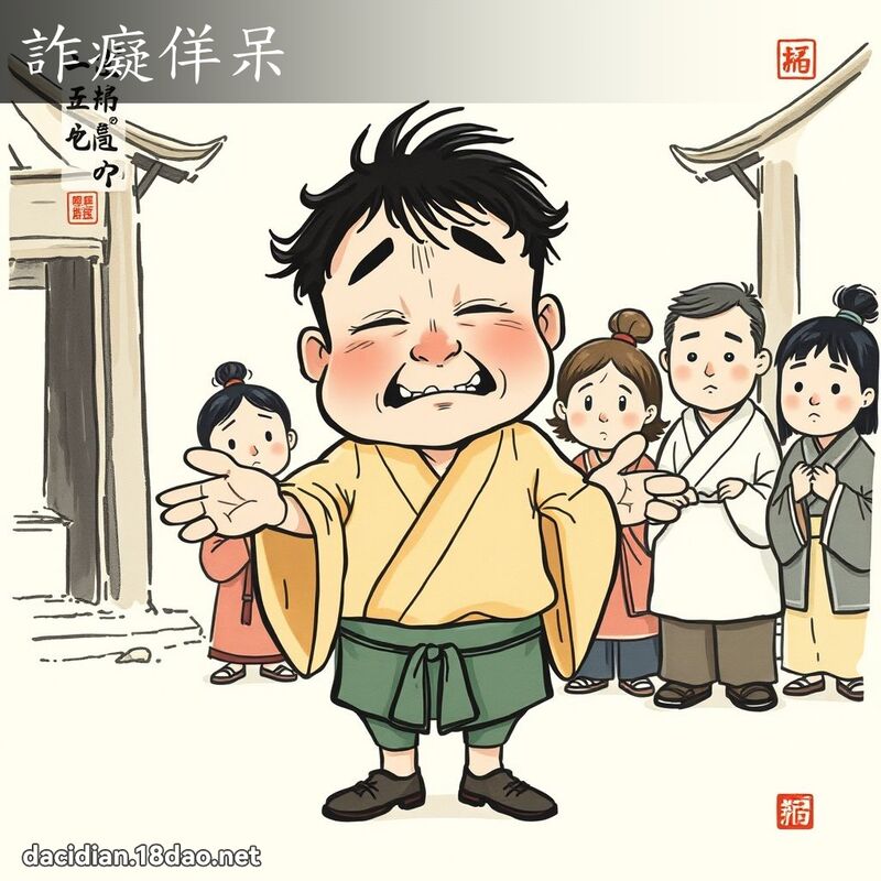 诈痴佯呆 配图