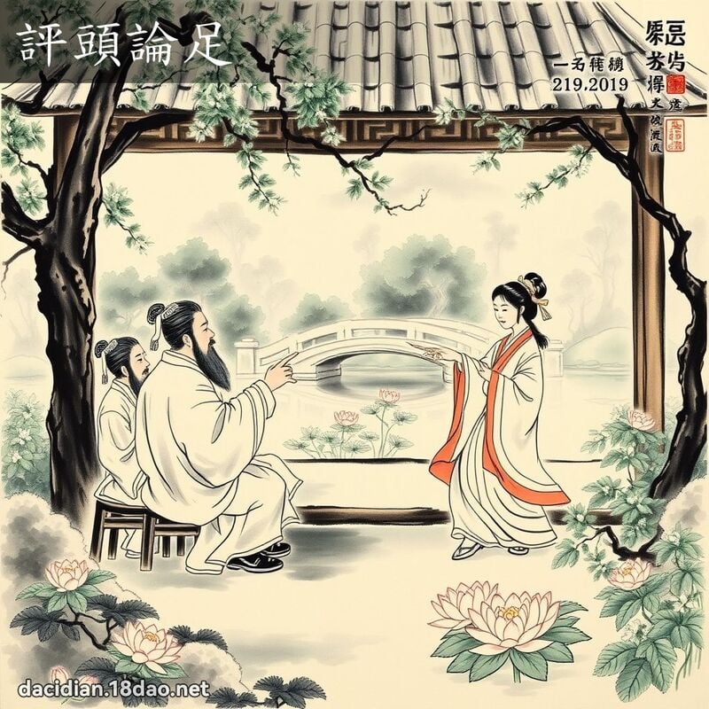 评头论足 配图