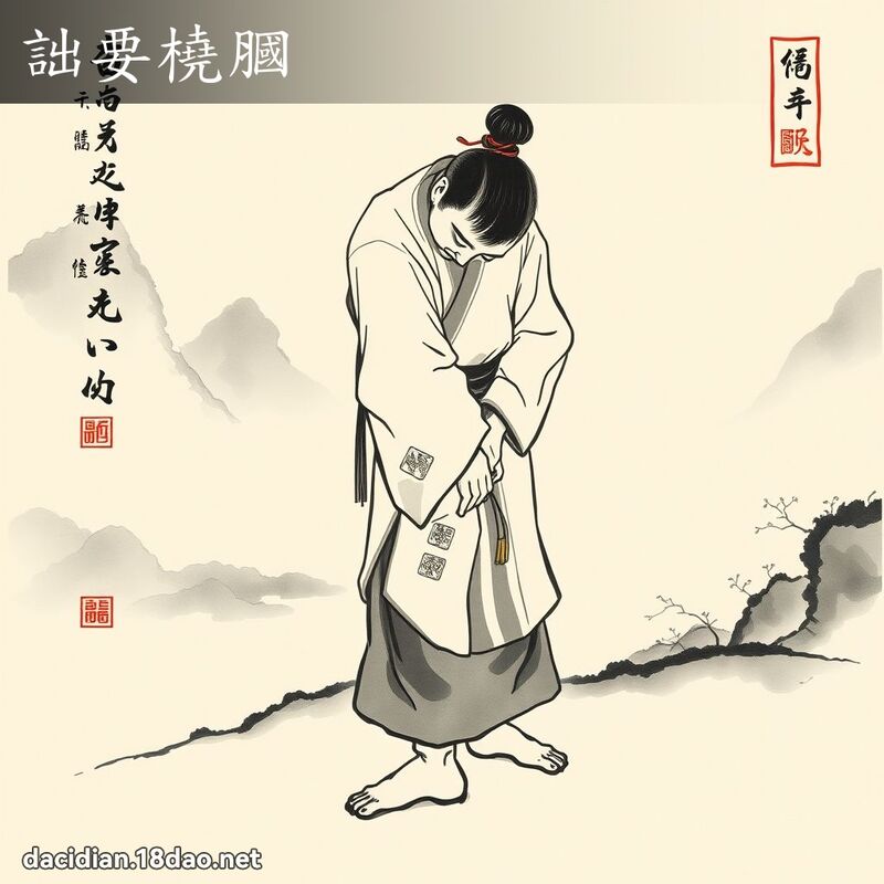 詘要橈膕 配图