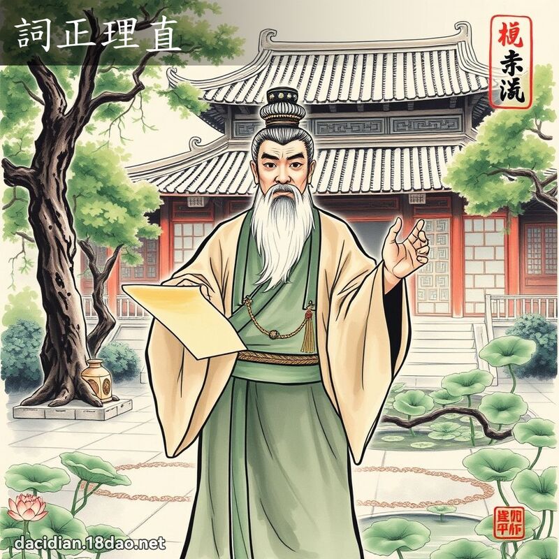 词正理直 配图